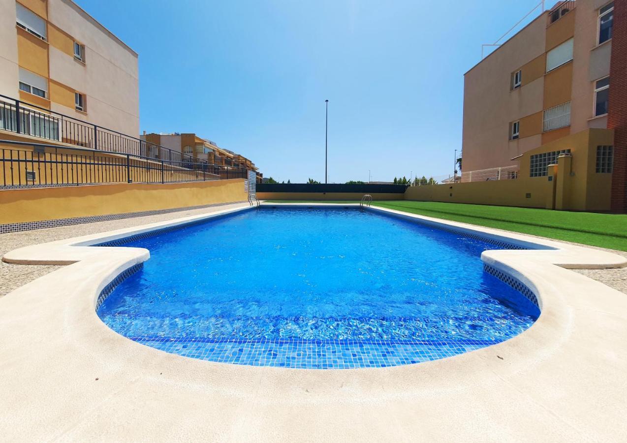 Amplia Terraza Con Piscina, Garaje Y Aire Acondicionado - By Aloha Palma Águilas Exterior foto