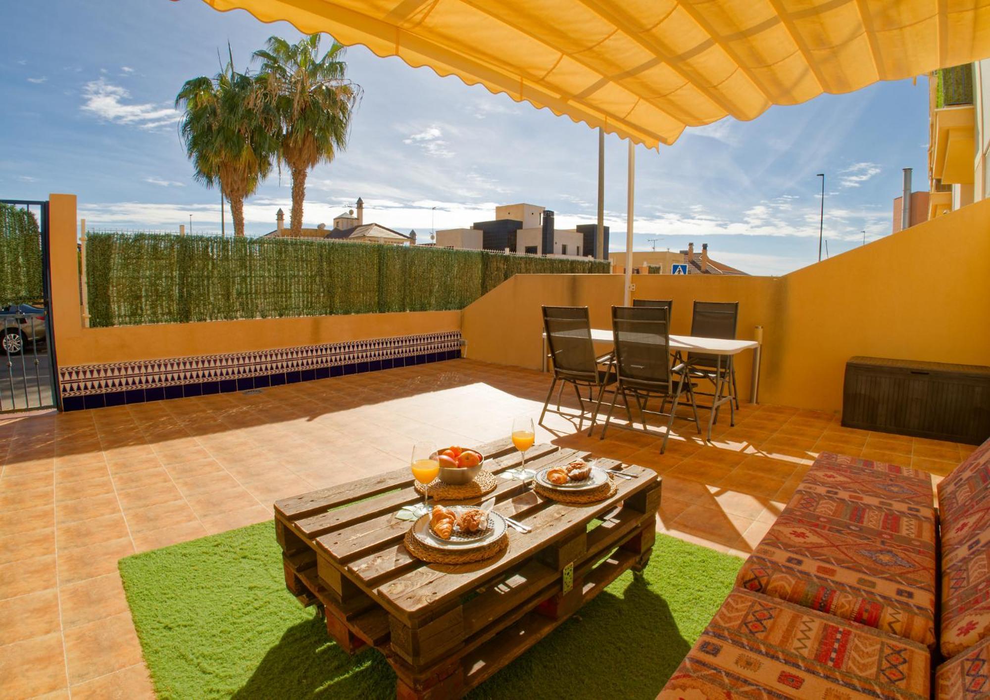 Amplia Terraza Con Piscina, Garaje Y Aire Acondicionado - By Aloha Palma Águilas Exterior foto